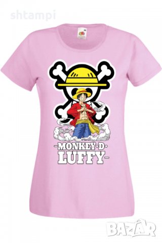 Дамска тениска One Piece 07,Анимация,игра,Празник,Повод., снимка 10 - Тениски - 38061365