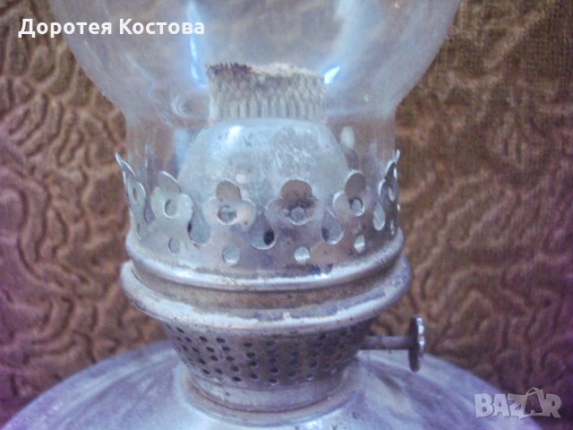 Стара газова лампа 2, снимка 6 - Антикварни и старинни предмети - 27284129
