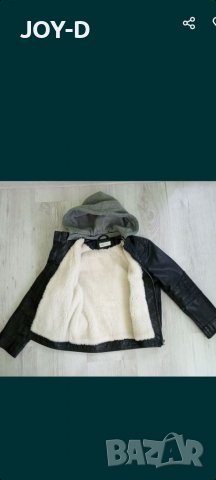 Кожено зимно якенце H&М., снимка 2 - Детски якета и елеци - 38187686
