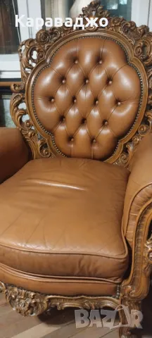 Италиански Фотьойл, снимка 2 - Дивани и мека мебел - 49600855