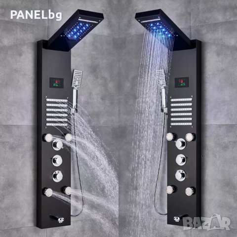Хидромасажен душ панел Албион,лед осветление и дисплей-БЕЗПЛАТНА ДОСТАВКА , снимка 4 - Душове - 35555594