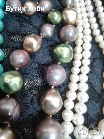 Лот перлени винтидж гердани, снимка 6 - Антикварни и старинни предмети - 36610643