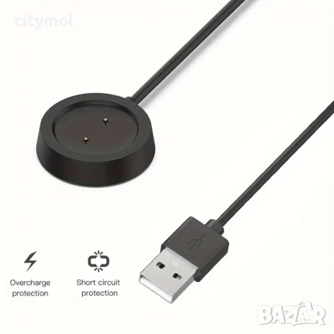 USB Кабел за зареждане за Xiaomi Amazfit GTR/GTS/T-Rex, снимка 3 - Смарт гривни - 50818328