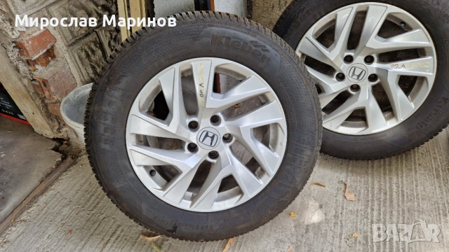 Оригинални джанти със зимни гуми Honda CR-V 4, снимка 5 - Гуми и джанти - 53043626