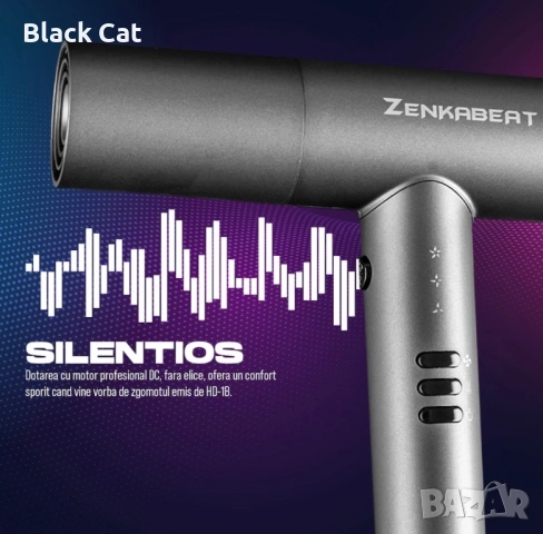 Професионален сешоар Zenkabeat , снимка 4 - Сешоари - 53365841