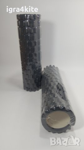 Големи класически фоумролер 45x14 СИВ ЦВЯТ Foam roller, снимка 2 - Йога - 40765070