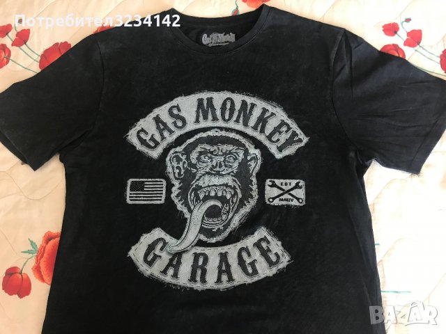 Мъжка тениска  с картинка откачена Маймуна , снимка 1 - Тениски - 37909135