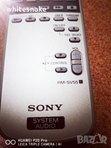 Sony RM-SV55 remote/дистанционно ресийвъри/аудио системи/усилватели, снимка 3 - Ресийвъри, усилватели, смесителни пултове - 26484480