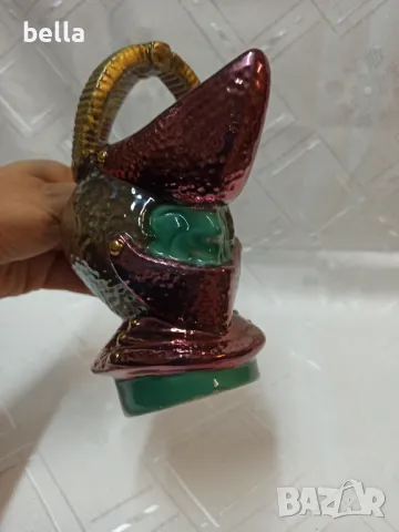 Рядка каничка за мляко или др във формата на рицарски шлем -Luigi Carron Alcyone Marostica Italy, снимка 7 - Антикварни и старинни предмети - 49646610