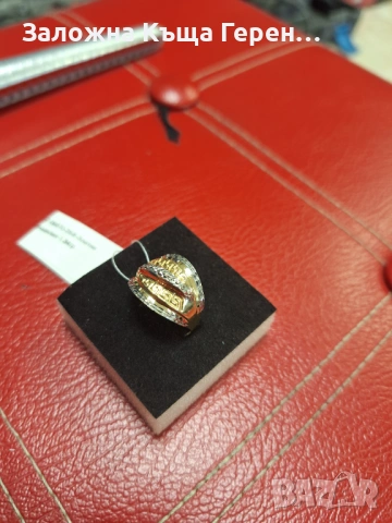 Златен пръстен 1,34гр. 14к, снимка 3 - Пръстени - 53323307