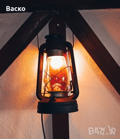 Газен фенер (лампа) ., снимка 3 - Лампи за стена - 43337865