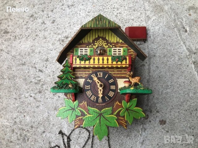 стар стенен "SCHWARZWALD" с кукувичка - MADE IN WEST GERMANY, снимка 1
