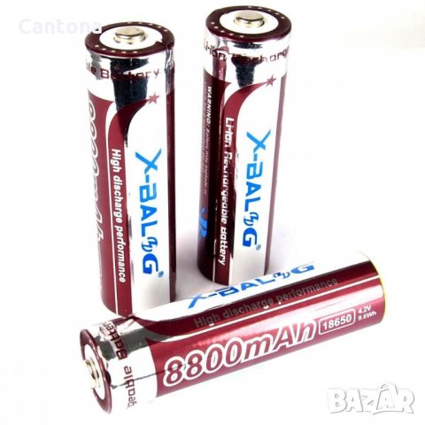 Акумулаторна батерия X-Ballog 18650 4.2 V 9,6 Wh, снимка 1 - Къмпинг осветление - 28470642