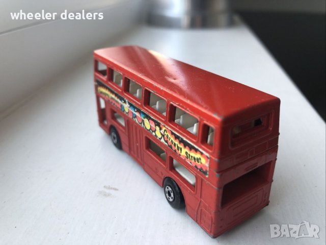 Метална количка автобус Matchbox The Londoner в мащаб 1:121, снимка 2 - Колекции - 39835784