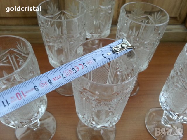 Кристални чаши, снимка 5 - Сервизи - 37544756