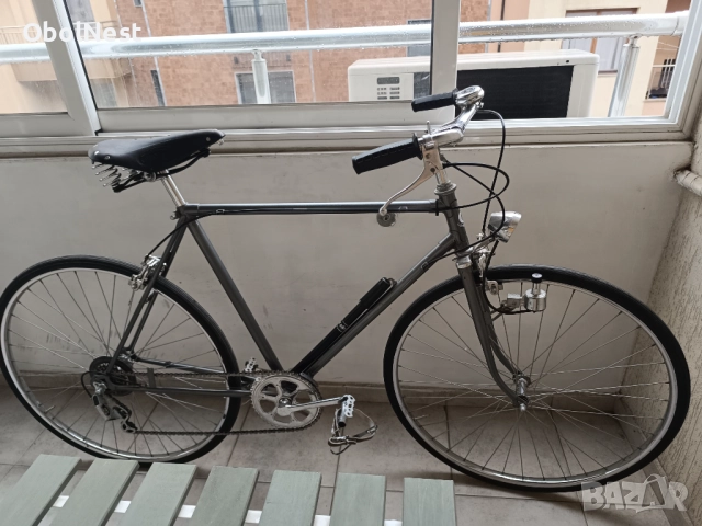 Класически градски велосипед с оригинално седло Brooks B66 S- ретро стил, отлична форма, снимка 2 - Велосипеди - 52368041