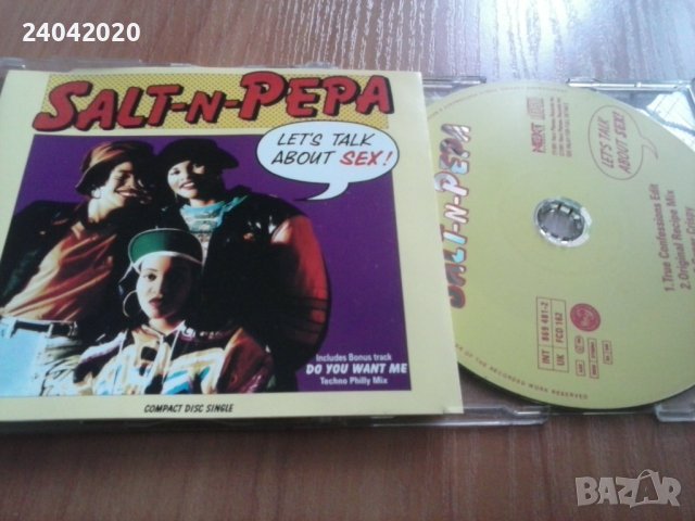 Salt-N-Pepa – Let's Talk About Sex! CD single, снимка 1 - CD дискове - 43126449