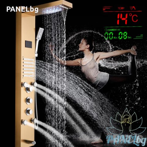 Хидромасажен душ панел Албион,лед осветление и дисплей-БЕЗПЛАТНА ДОСТАВКА