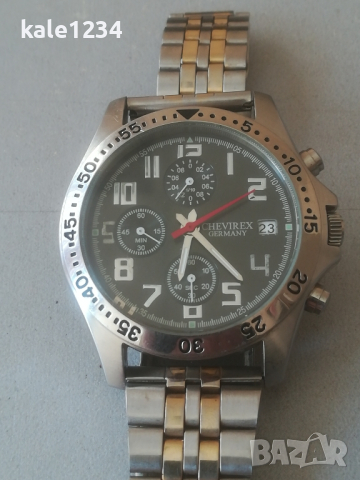 Часовник Chevirex Germany. Chronograph. Мъжки часовник хронограф. , снимка 2 - Мъжки - 44896965