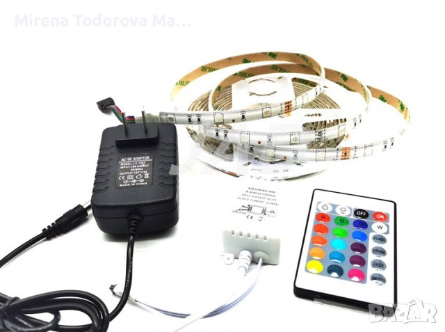 LED светлинна лента  44 ключ 5 метра, снимка 2 - Лед осветление - 37800958