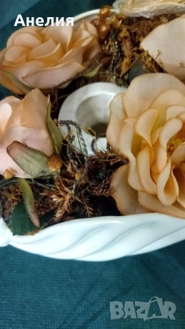 Свещник лебед, снимка 3 - Декорация за дома - 51662531