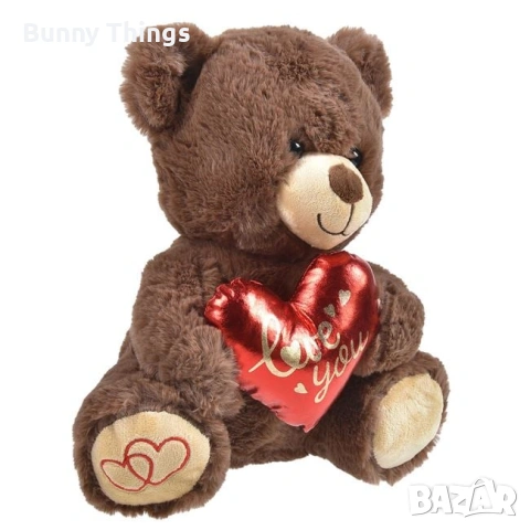 Плюшено мече със сърце "Love", различни видове/ Подарък за Свети Валентин, снимка 5 - Плюшени играчки - 53410267