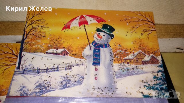 ЛОТ 4 СТАРИ ПОЩЕНСКИ КАРТИЧКИ ТЕМА ЧЕСТИТА НОВА ГОДИНА ЧЕСТИТКА за ЧНГ 6556, снимка 4 - Филателия - 38810907