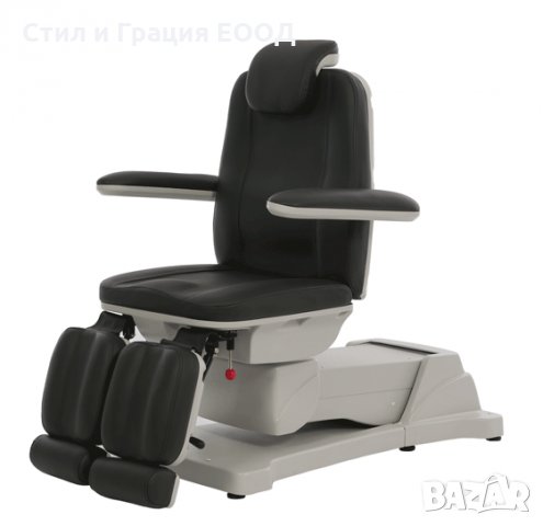 Стол за педикюр Plant (3 мотора) 168 x 56/81,5 x 54/128 см - тъмно сив