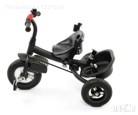 Мултифункционална детска триколка Wunderkid Trax, Сгъваема, Червено, снимка 2 - Детски велосипеди, триколки и коли - 50817859