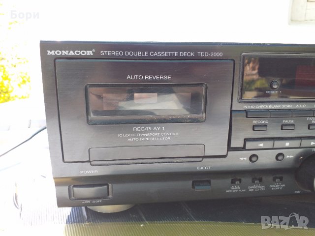 MONACOR  TDD - 2000 Двукасетен дек, снимка 2 - Декове - 32828501