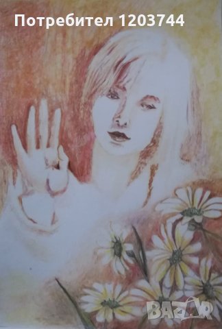 Картини за подарък (цветен молив) , снимка 2 - Картини - 27450302