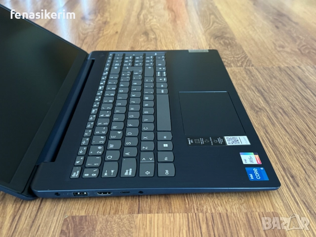 15.6' IPS Core i5-12450H Lenovo IdeaPad Slim 3i 16GB LPDDR5/256GB NVMe/Подсветка/Win 11/Бат 10ч., снимка 11 - Лаптопи за работа - 52837307