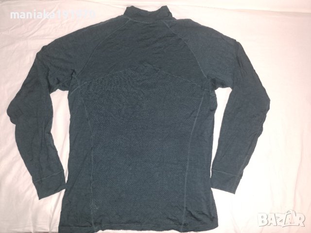 Bergans of Norway Pure Half Zip (XL) мъжка термо блуза мерино 100% Merino Wool , снимка 3 - Спортни дрехи, екипи - 43042443
