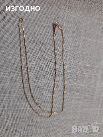 14 КАРАТА ФИННА ЗЛАТНА ВЕНЕЦИАНСКА ПЛЕТКА СИНДЖИРКА, снимка 4 - Колиета, медальони, синджири - 52034982