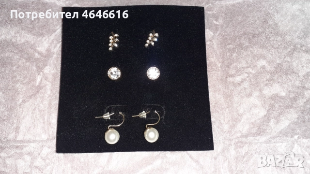 Комплект обици, снимка 5 - Бижутерийни комплекти - 52355647