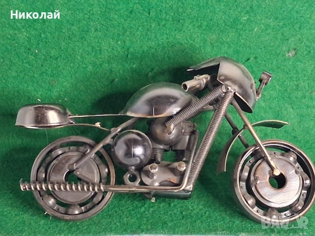 Метална Фигура Мотоциклет 