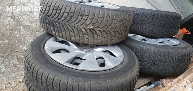 Зимни гуми с джанти за Ауди и VW 205/55-16”, снимка 2 - Гуми и джанти - 43163159