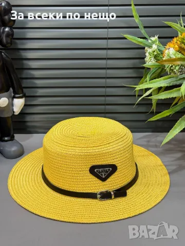 Prada👒Loewe👒Chanel Плажна Шапка Тип Капела - Налични Различни Цветове Код E24, снимка 10 - Шапки - 50214588