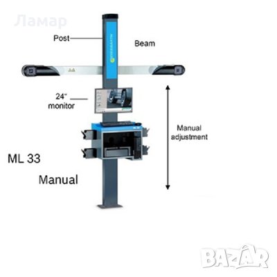 3D стенд за геометрия на леки и лекотоварни автомобили BEISSBARTH (Бейзбарт) - Германия., снимка 2 - Други машини и части - 23564187