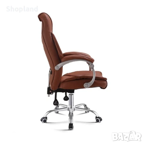 Ергономичен офис стол от еко кожа, снимка 2 - Столове за офис - 51273419