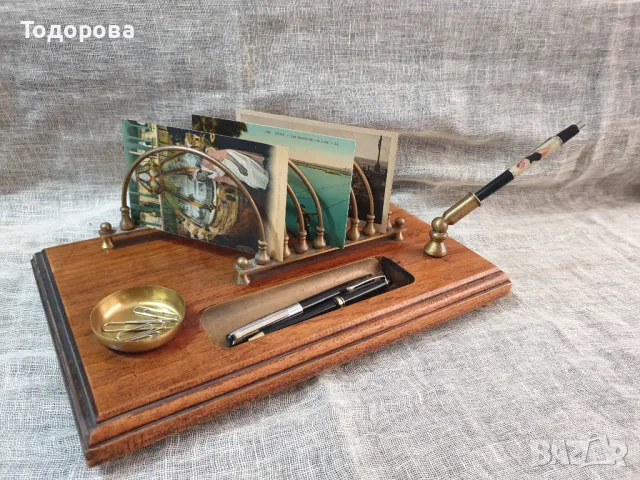 Старинен писалищен комплект, снимка 5 - Антикварни и старинни предмети - 47652849
