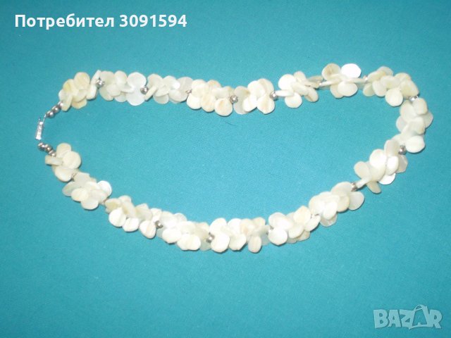 старо дамско колие от седеф ръчно изработено 50 те години, снимка 13 - Антикварни и старинни предмети - 37094578