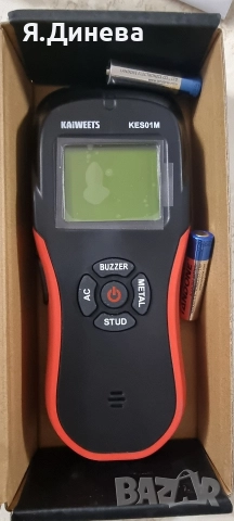 Уред за откриване на кабели,метал и др Kaiweets Ket01M, снимка 3 - Друга електроника - 52855554