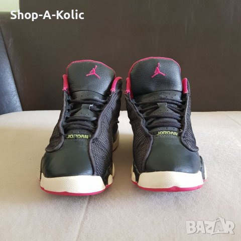 Original Retro Kids' AIR JORDAN 13 XIII 'Hyper Pink' 2010 Black Pink White Basketball Shoes, снимка 3 - Детски маратонки - 38335639
