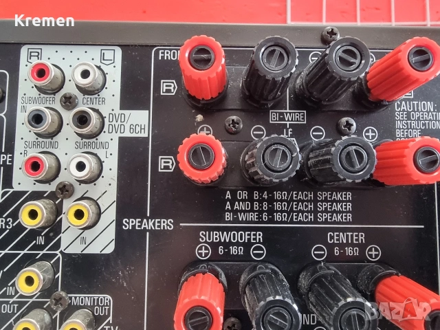 усилвател TECHNICS SA-AX6, снимка 10 - Ресийвъри, усилватели, смесителни пултове - 53402065
