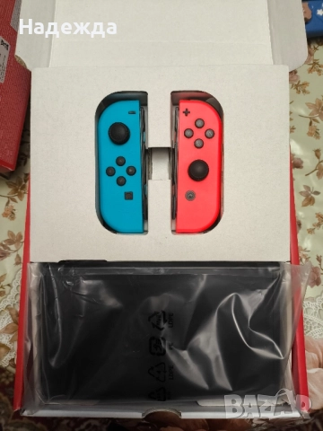 Nintendo Switch OLED+256gb карта Като нов