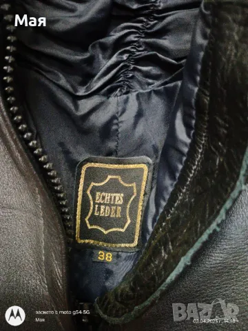 Дамски мото панталон -кожа  Размер С/М-38, снимка 6 - Аксесоари и консумативи - 50054158