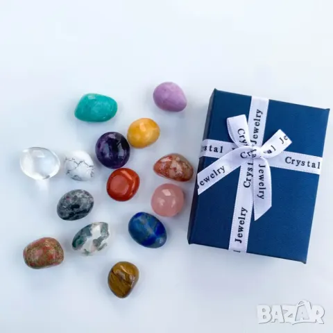 Лот от 14 броя скъпоценни камъни, снимка 4 - Други - 48836319