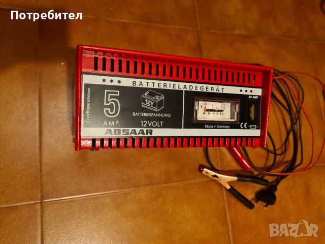 Зарядно за акумулатор ABSAAR Germany, снимка 1 - Друга електроника - 44036601