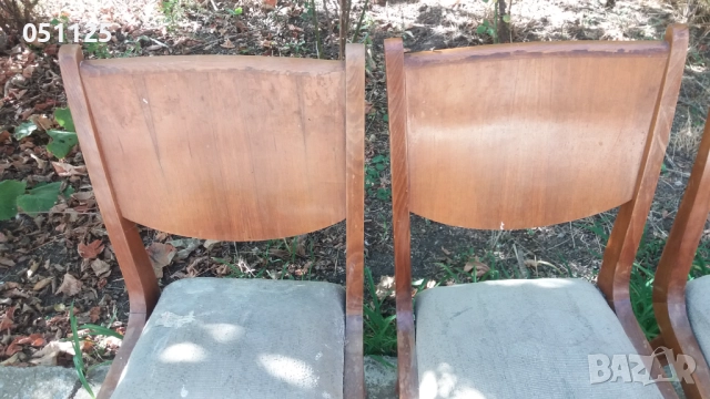 дървени масивни столове за трапезария масивен орех , снимка 3 - Антикварни и старинни предмети - 52923718